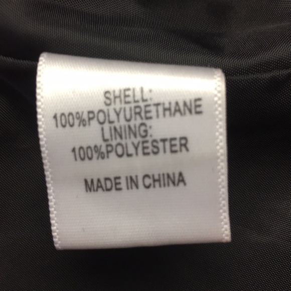 Faux leather moto vest - Picture 3 of 3